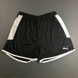 Puma Mens Black Athletic Shorts, XXL